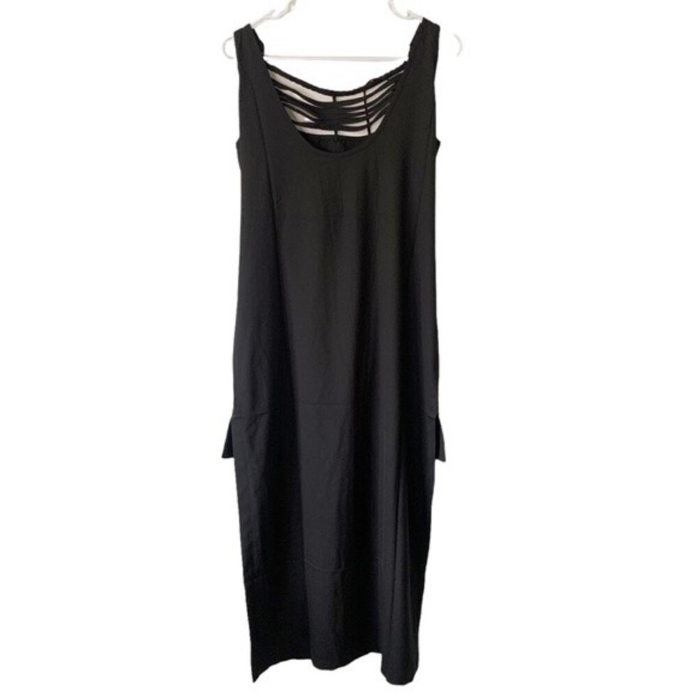 NWOT English Rose Black Step Hem Fringe Mini Dress Size M Women
